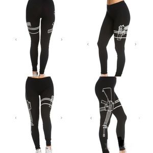 (3 for $12) Guns Out Leggings 🖤🤍